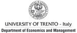 Department of Economics - University of Trento - Italy