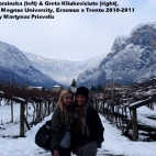 Karina Berzinska & Greta Kliukeviciute, Vytautas Magnus University, Erasmus a Trento 2010-2011, foto di Martynas Prievelis.